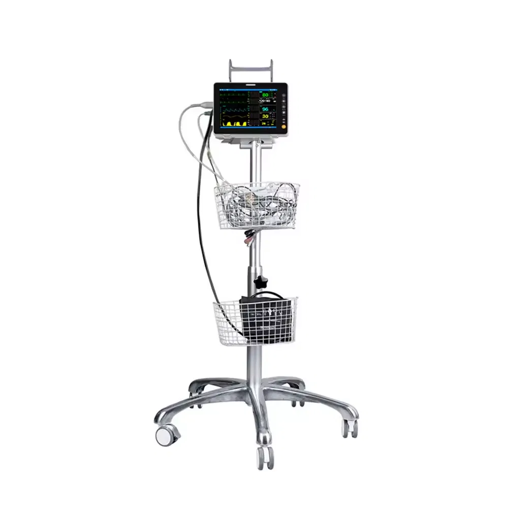 Fabricante de Guangzhou Melhor Qualidade 12 12.1 Polegada Grande Fonte Cálculo de Medicamentos Monitor de Paciente para Hospital UTI Ambulância