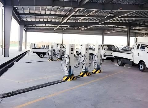 Tipo de Piso 720kw Carregador DC Central de Energia Armário Separado Estação de Carregamento de Veículos Elétricos