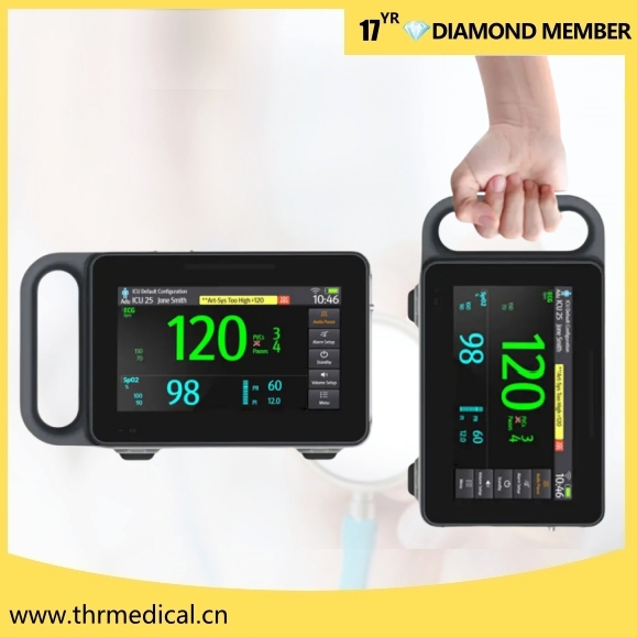 Monitor Hospitalar Modular de Paciente de UTI CCU com Tela Touch de 7 Polegadas