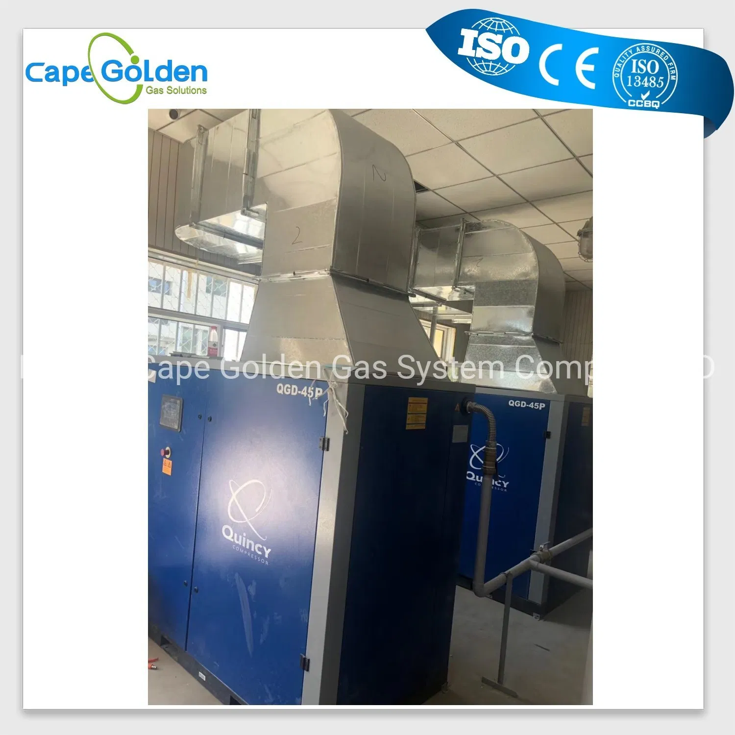 Sistema de Estação de Máquinas de Fornecimento de Gás do Compressor Central de Ar Médico do Hospital