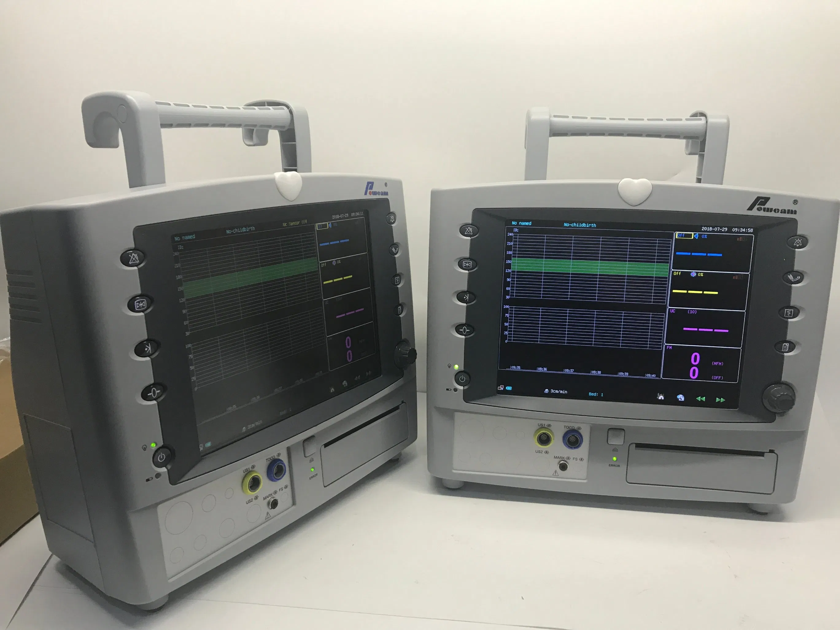 Hospital 12.1 Monitor Fetal com Gêmeos Monitor Ctg Portátil Materno e Fetal (FM-10A)