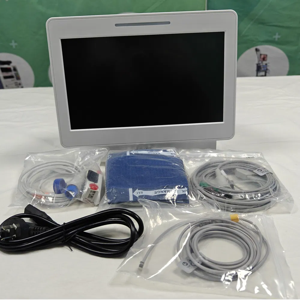 Monitor de Paciente com Tela Sensível ao Toque para Equipamentos Hospitalares e Médicos