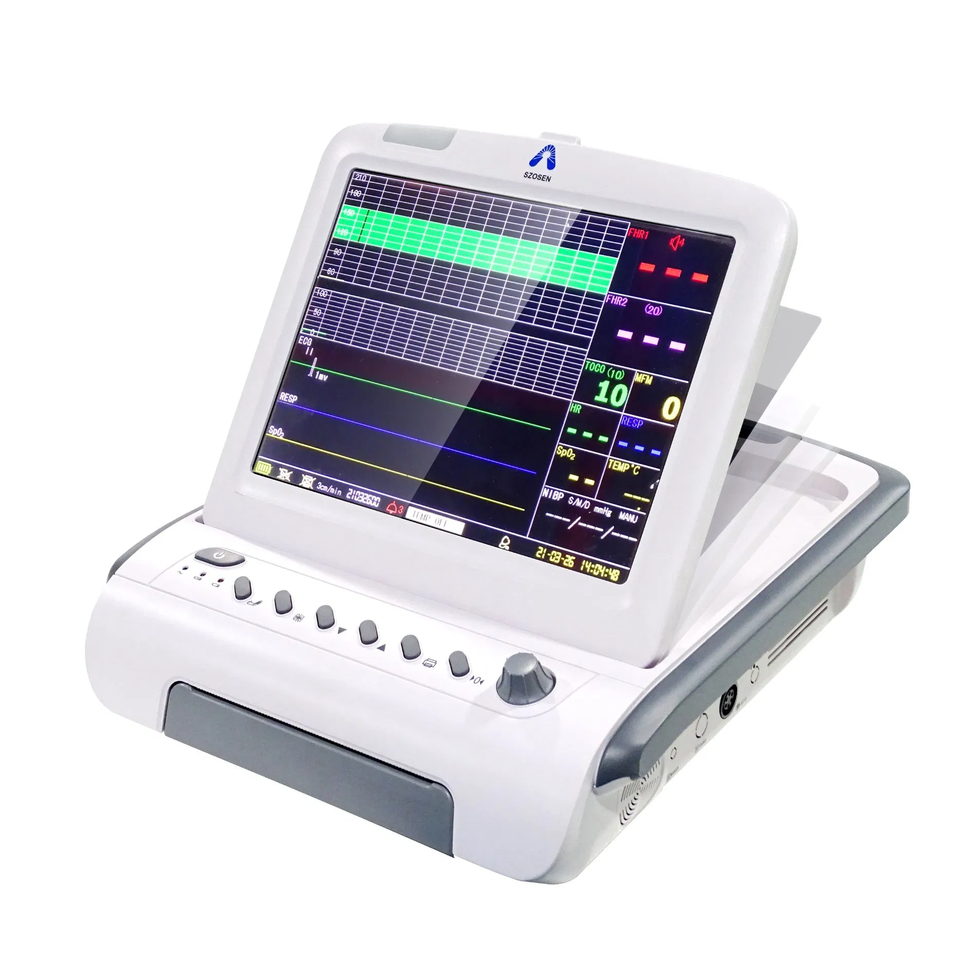 12.1 Monitor de Sinais Vitais Materno e Fetal de Equipamento Médico do Hospital Inch Preço do Monitor de Paciente Ambulância Multi Parâmetro