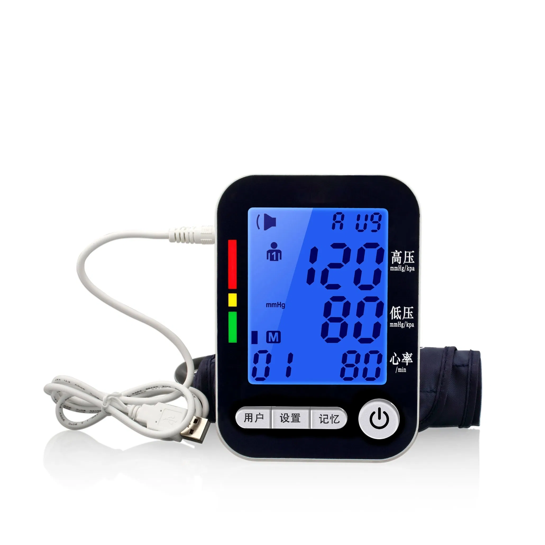 Monitor de Sinais Vitais de Pressão Arterial Multiparamétrico Veterinário Esfigmomanômetro