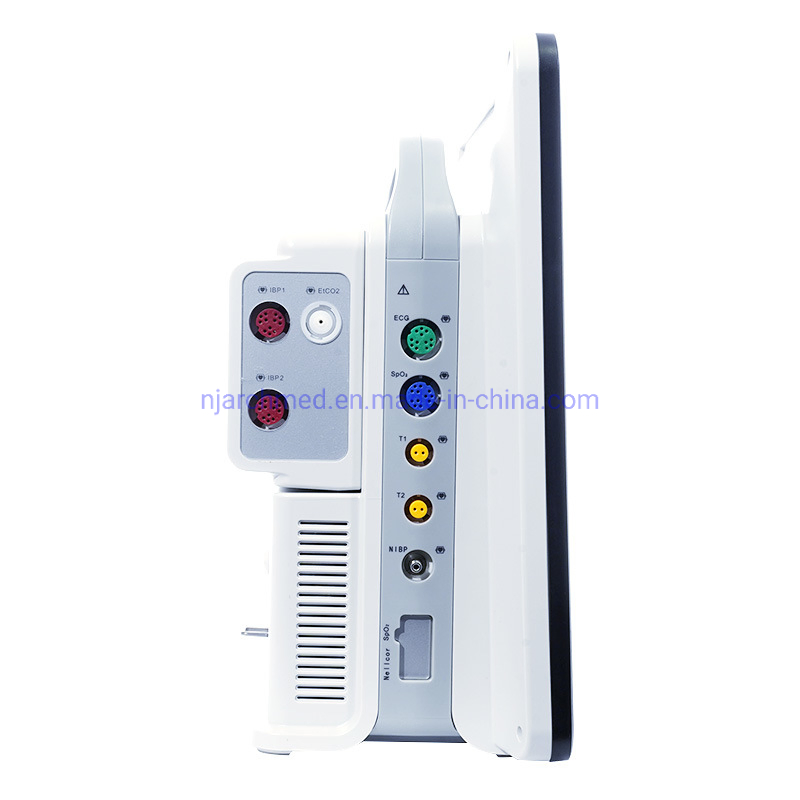 Monitor de Paciente Portátil Plug-in com Tela TFT Colorida de 15&prime; &prime;