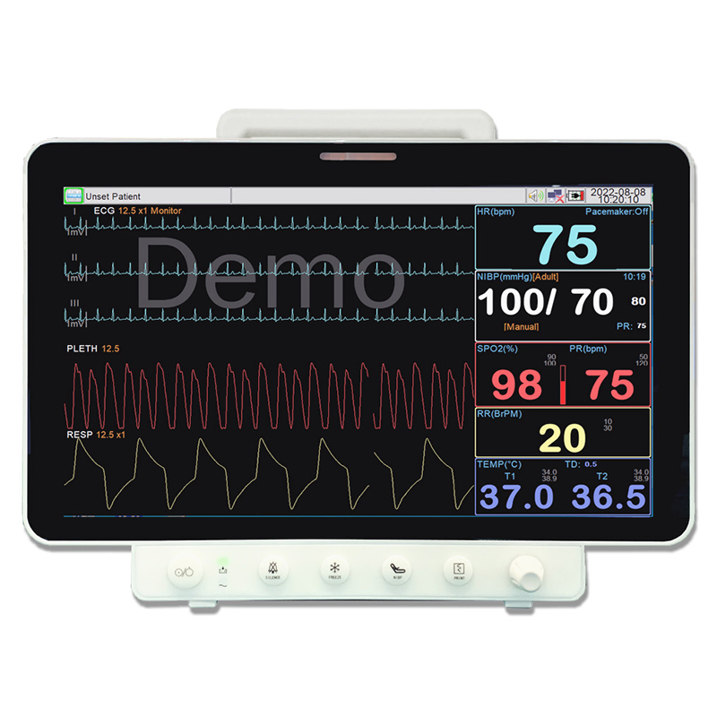 Yspm-F17m Equipamento de Monitoramento Médico de Pacientes com Grande Tela Sensível ao Toque Monitor Modular de Pacientes em Hospital