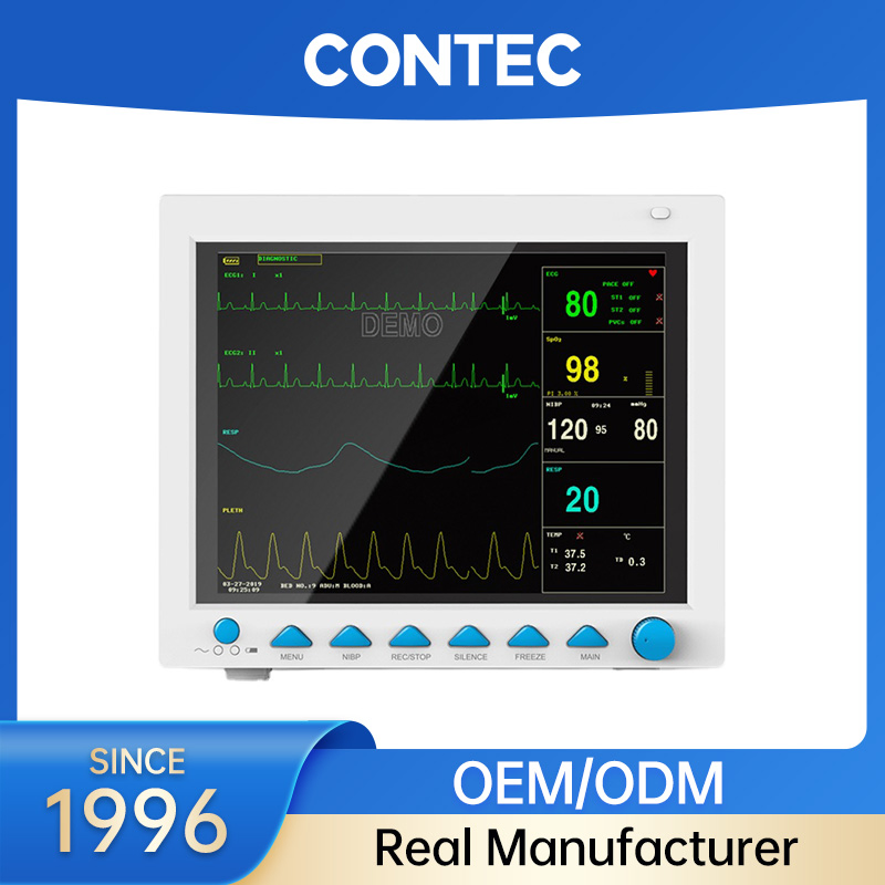 Monitor de Sinais Vitais Portátil para Pacientes Neonatais Contec Cms8000