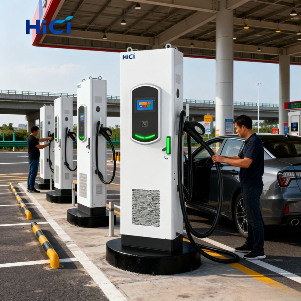 Estação de Carregamento de Carro Elétrico DC EV de Alta Dureza com Refrigeração a Líquido