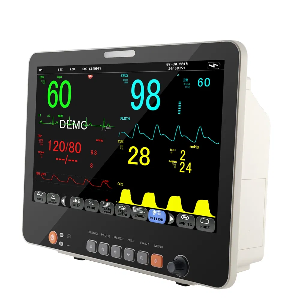 Pm-L15b Monitor de Parâmetros Múltiplos de Emergência 12 Monitor de Sinais Vitais em Polegadas 6 Monitor de Paciente de Parâmetros