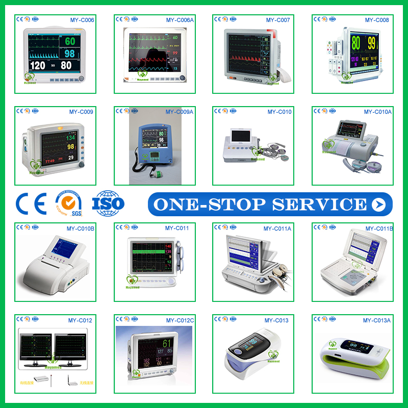 Monitor de UTI Multiparamétrico, Espirômetro, Doppler Fetal, Oxímetro de Pulso, Monitor de Paciente