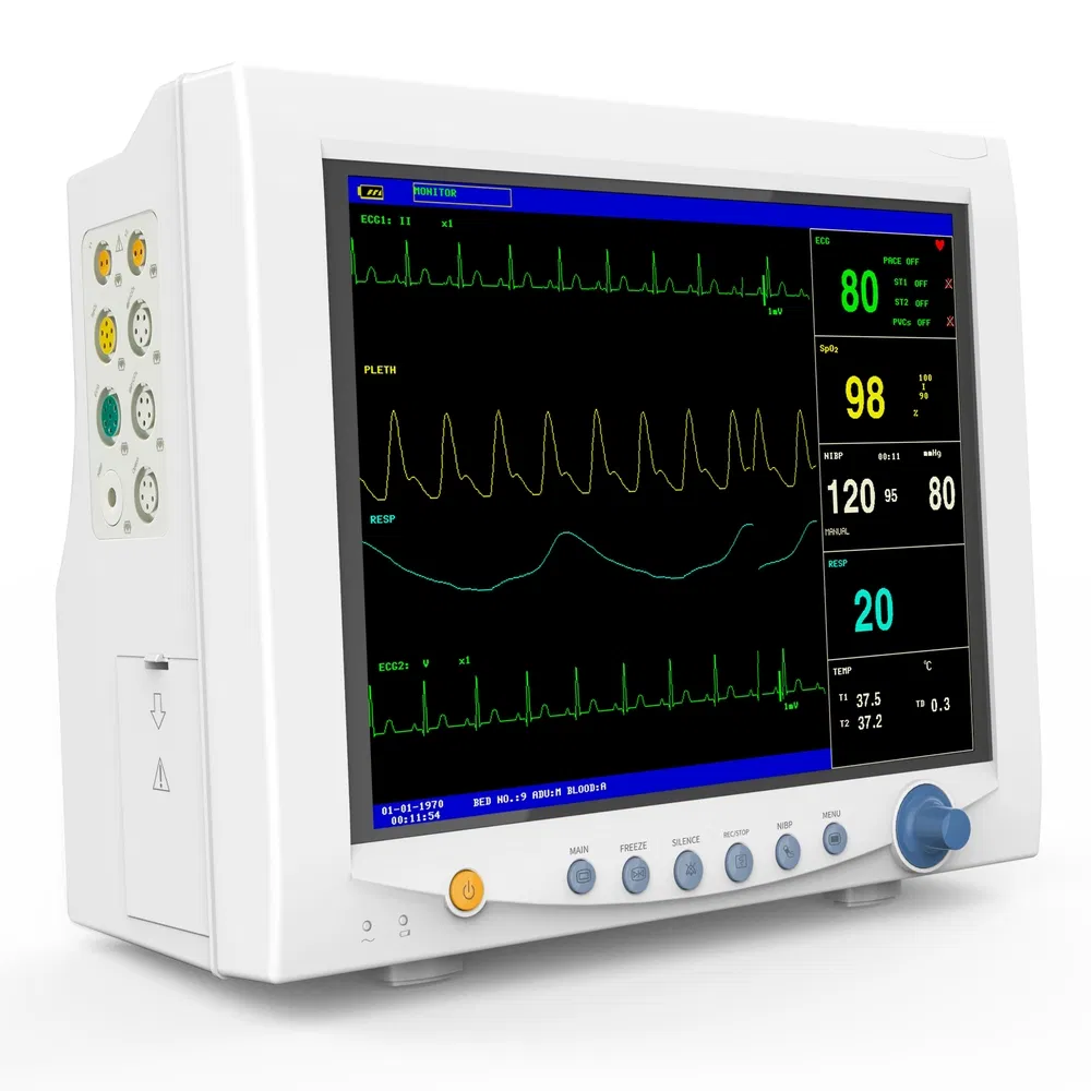 Operação de Tela Sensível ao Toque Equipamento Médico Monitor de Paciente para Melhorar a Eficiência