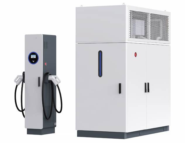 Tipo de Piso 720kw Carregador DC Central de Energia Armário Separado Estação de Carregamento de Veículos Elétricos