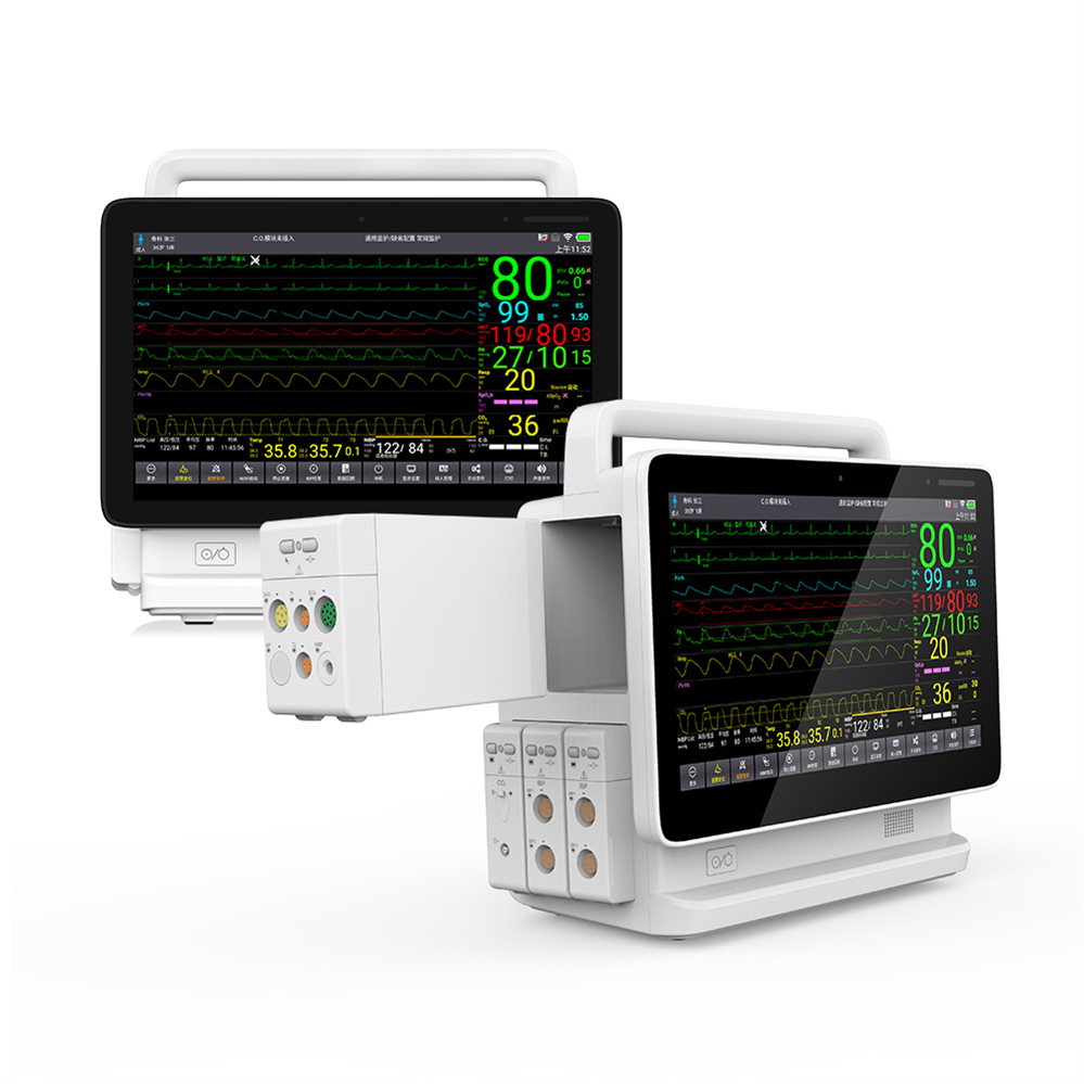 Monitor de Paciente Modular com Tela Touch Screen Multi Parâmetro Contec Ts13 Hospital