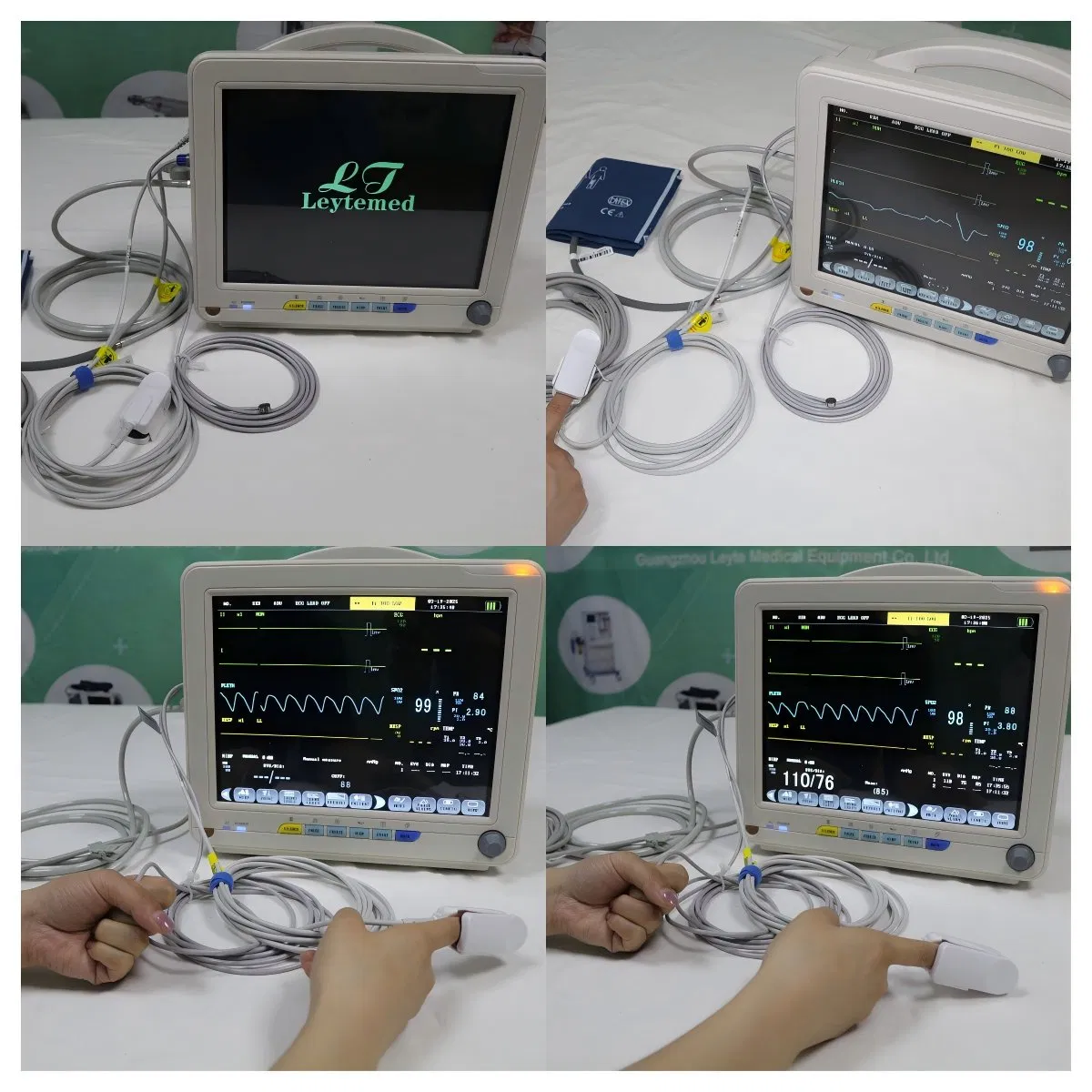 Ltsp31 Dispositivos Portáteis de Monitoramento de Pacientes para Transporte em Hospital UTI Monitor de Pacientes Multi Parâmetro