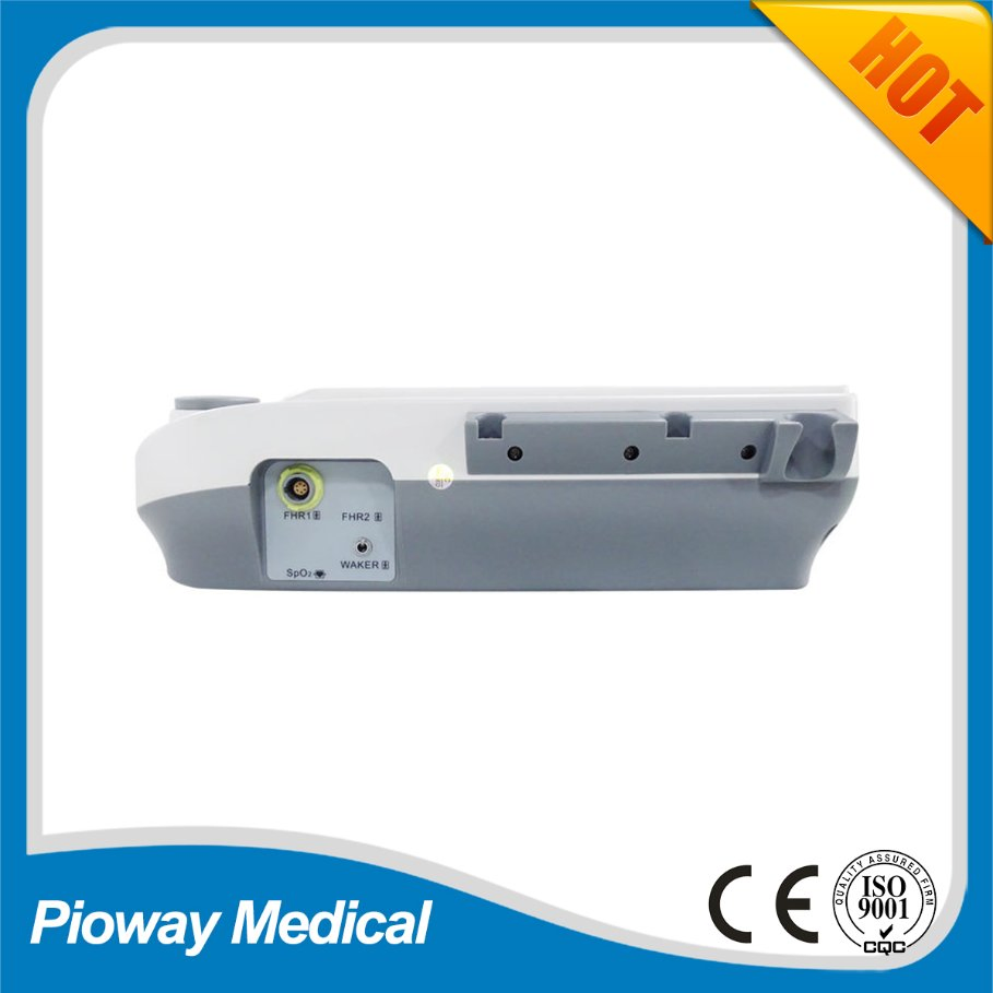 Máquina Ctg Portátil, Monitor de Coração Fetal Materno para Único ou Gêmeos (PW9000A)