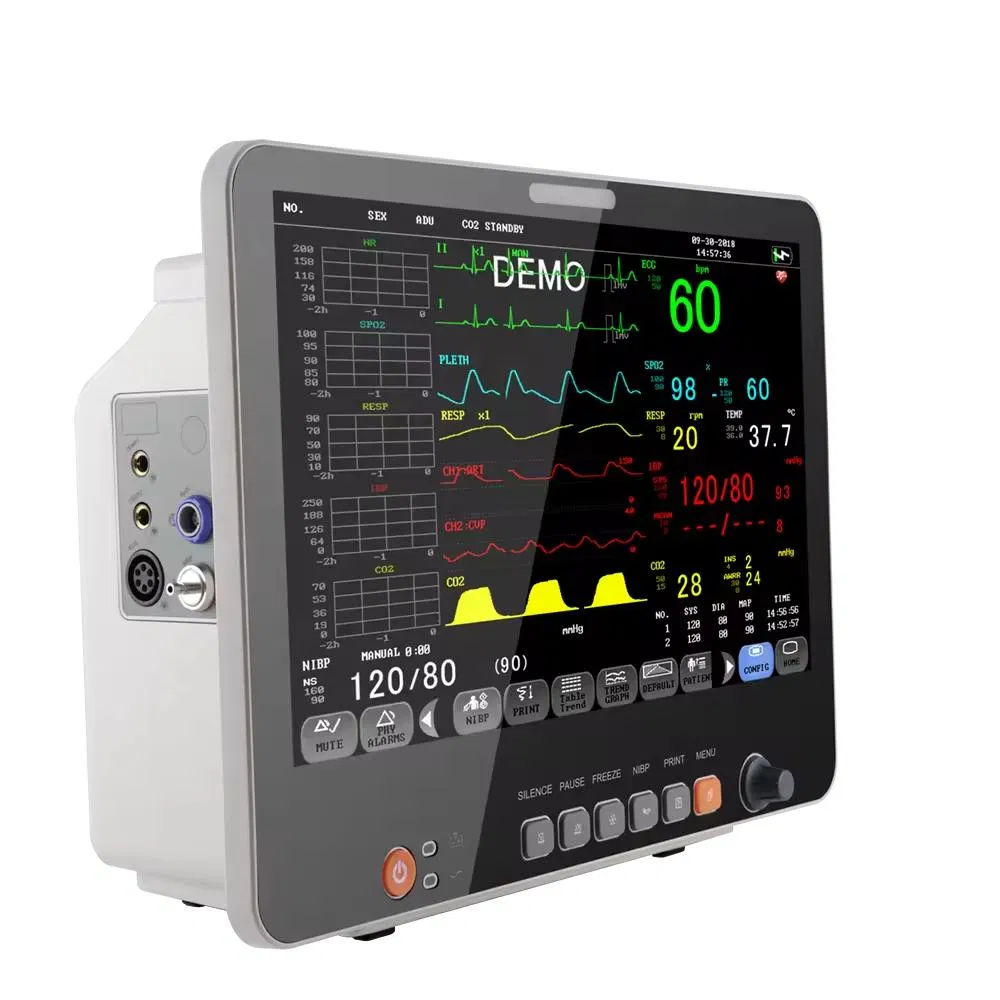 Monitor de Sinais Vitais Hospitalar Greenlife Supplies Monitor Multiparamétrico para Pacientes