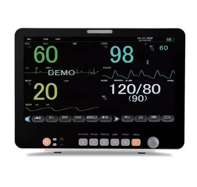 Monitor de Sinais Vitais Hospitalar Greenlife Supplies Monitor Multiparamétrico para Pacientes
