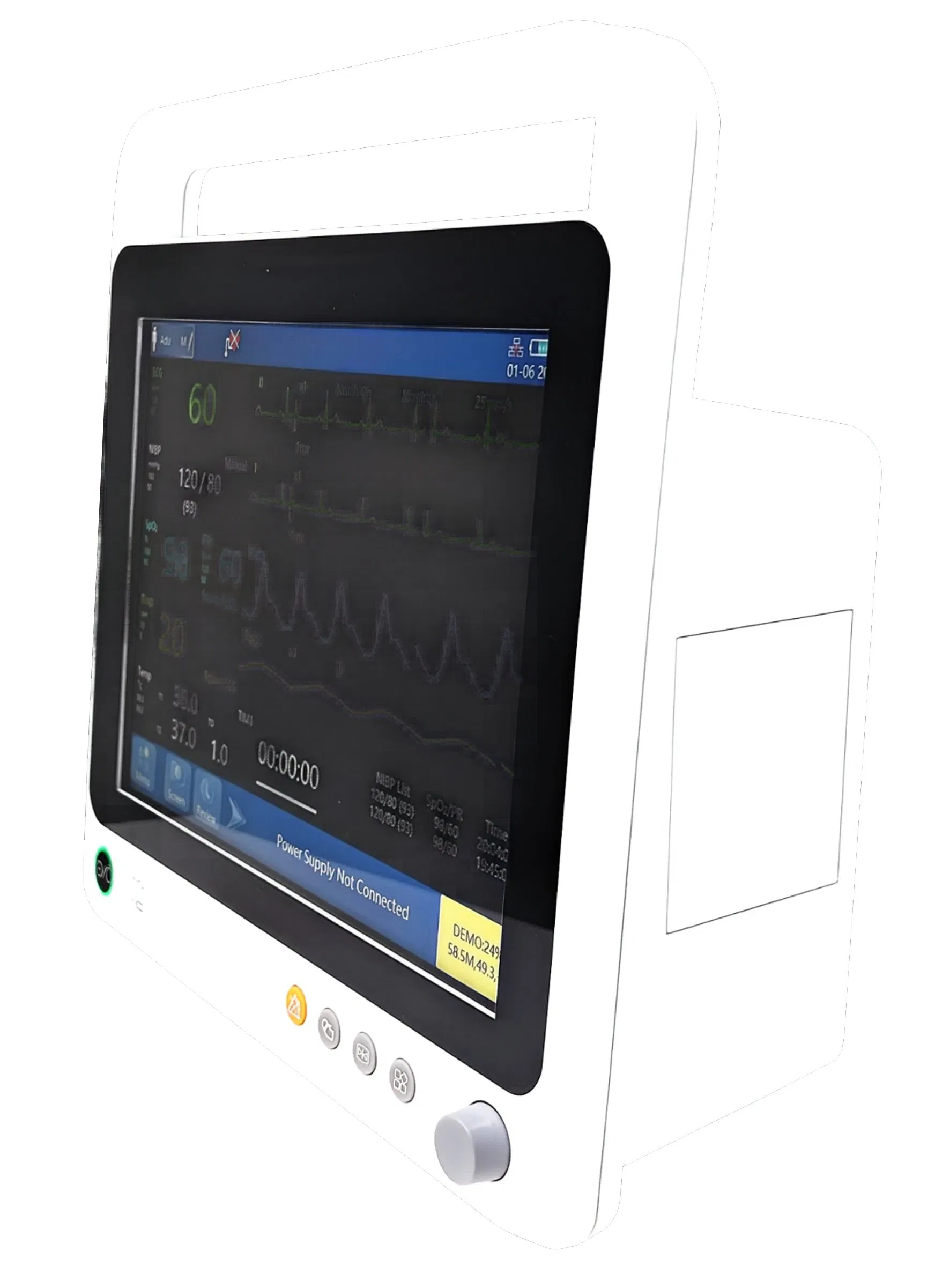 Monitor de Paciente Tela Sensível Resp IBP NIBP UTI IBP ECG SpO2 Função
