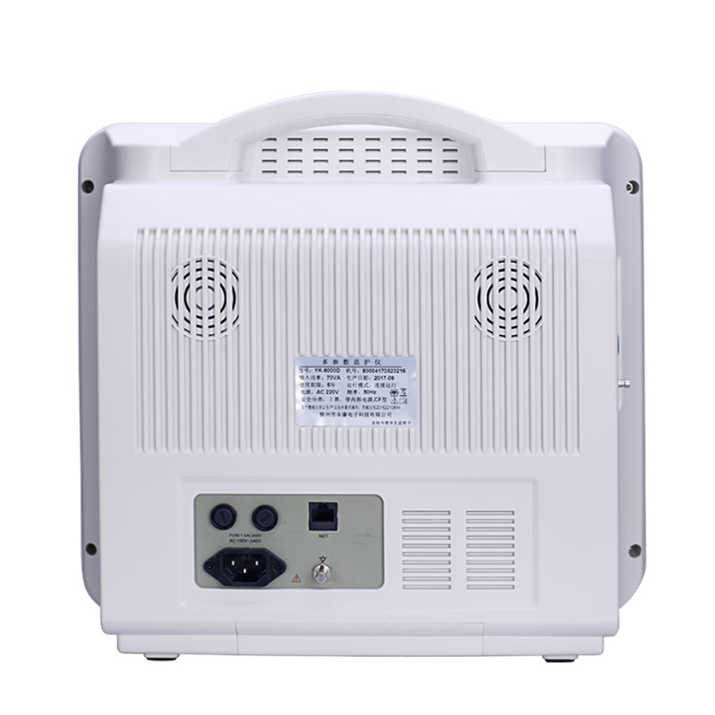 15 Monitor de Paciente em Polegadas Sinais Vitais Multi Parâmetro ECG NIBP SpO2 Respiração Dispositivo de Cama de UTI Hospitalar