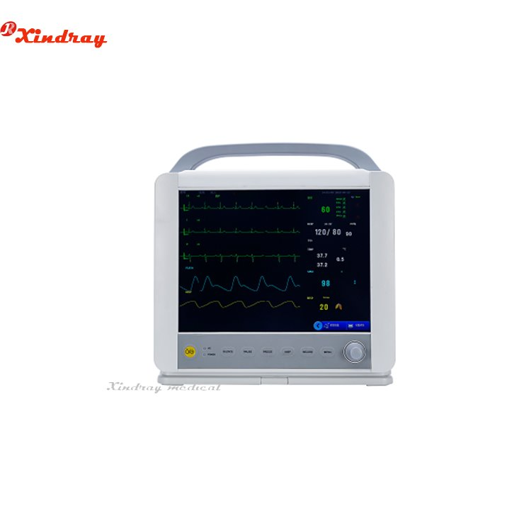 Fabricante Chinês Tela LCD Equipamento Médico UTI Monitor Multiparamétrico de Paciente