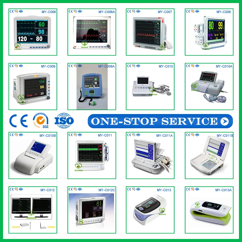 Monitor de UTI Multiparamétrico, Espirômetro, Doppler Fetal, Oxímetro de Pulso, Monitor de Paciente