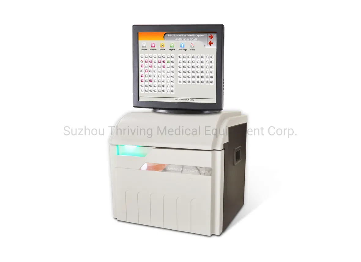 Equipamento de Laboratório Analisador de Microbiologia Máquina de Cultura de Bactérias em Sangue Sistema de Cultura de Sangue Preço