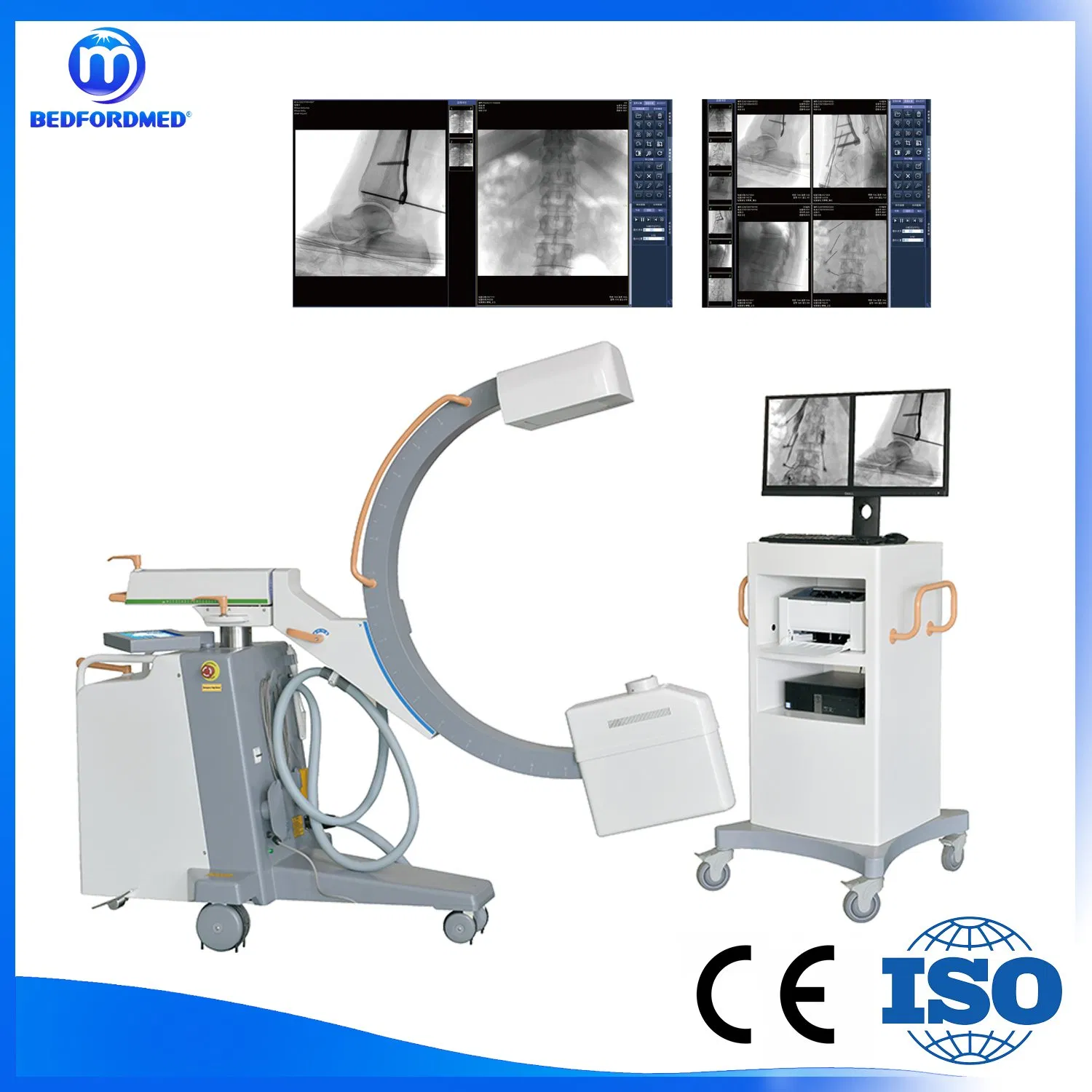Sistema de Imagem por Raios X com Abertura Grande de C-Arm de Alta Frequência para Instrumentos Médicos Me3360A-D
