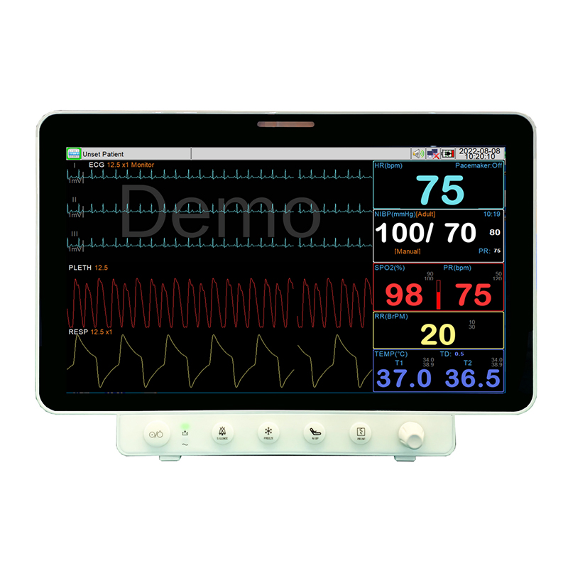Yspm-F17m Equipamento de Monitoramento Médico de Pacientes com Grande Tela Sensível ao Toque Monitor Modular de Pacientes em Hospital