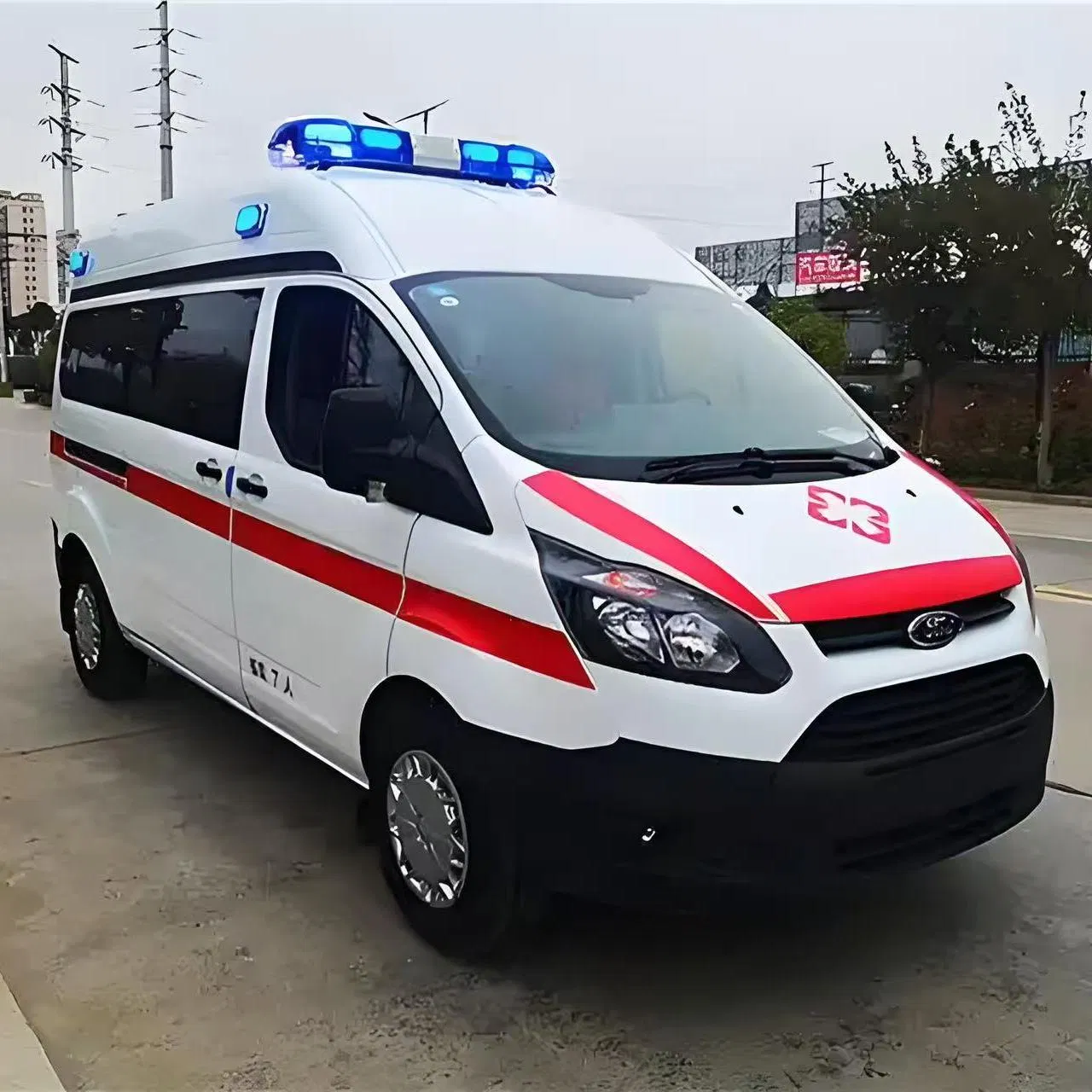 Transporte Ambulância Paciente Exportado Ford V362 4X2 Monitoramento de Gasolina