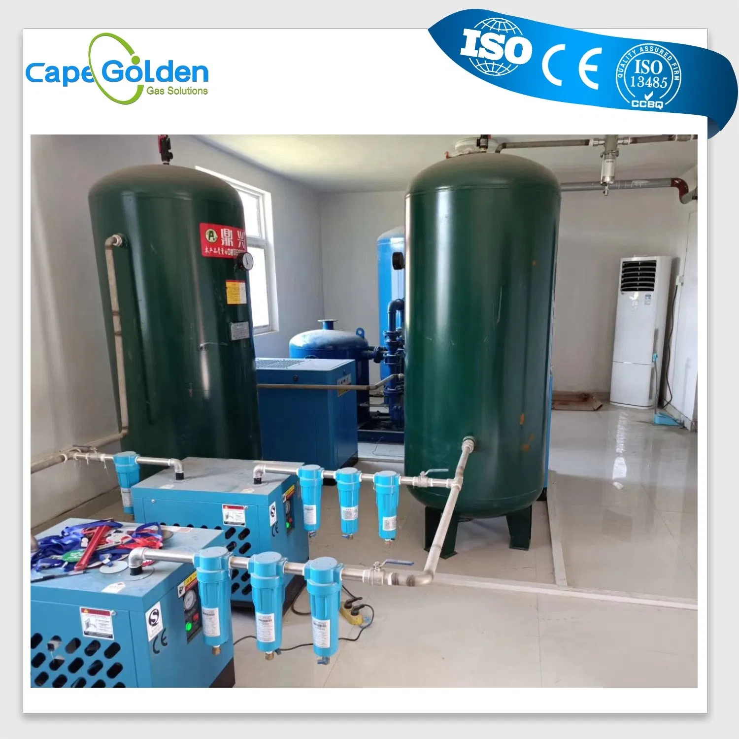 Sistema de Estação de Máquinas de Fornecimento de Gás do Compressor Central de Ar Médico do Hospital