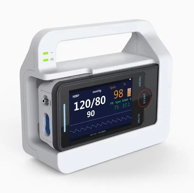 Monitor Médico de Boa Preço Monitor Veterinário de Sinais Vitais Monitor de Múltiplos Parâmetros para Animais
