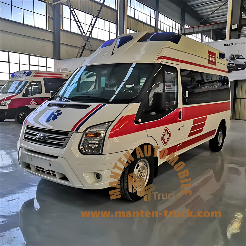 Veículos de Transporte de Primeiros Socorros Ambulância Monitoramento de Pacientes com Chassi Foton V362