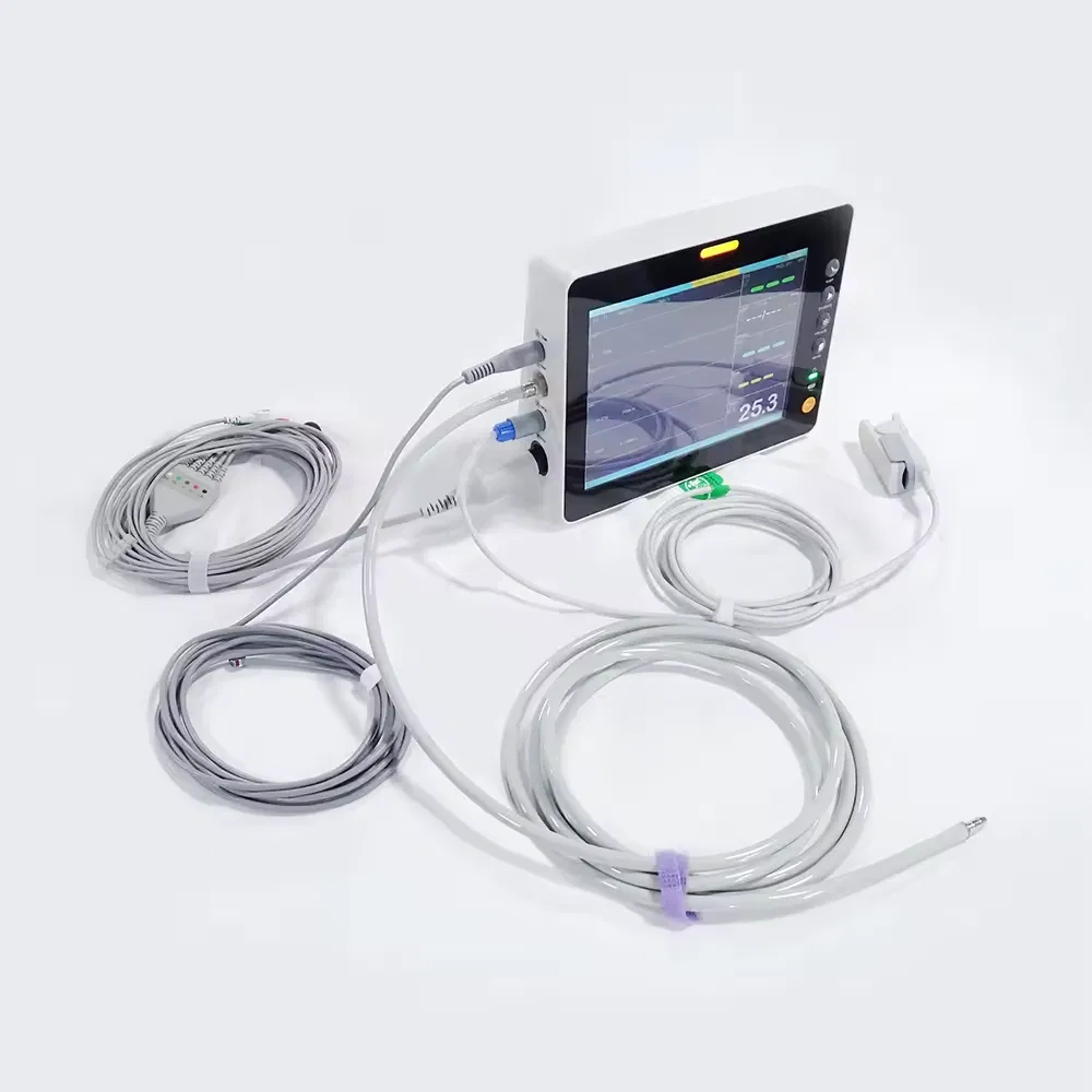 Fabricante de Guangzhou Melhor Qualidade 12 12.1 Polegada Grande Fonte Cálculo de Medicamentos Monitor de Paciente para Hospital UTI Ambulância