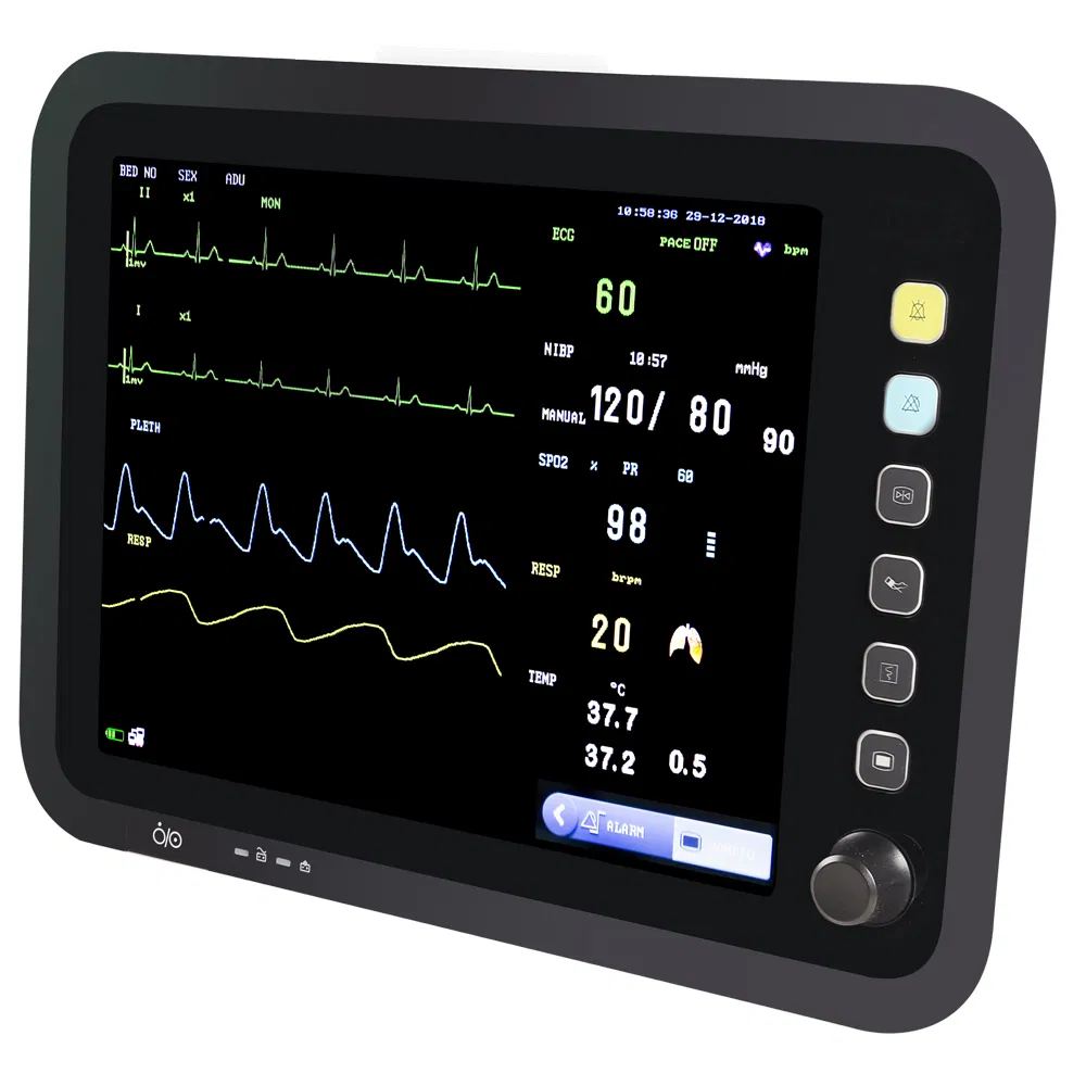 Monitor de Paciente Multiparamétrico de Emergência CE para UTI Hospitalar