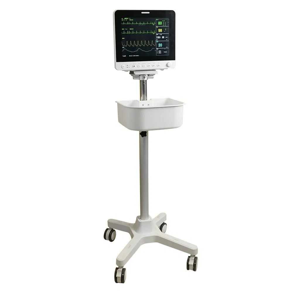 Contec Cms9100 Monitor de Paciente Portátil de Múltiplos Parâmetros ECG SpO2 NIBP para Exportação