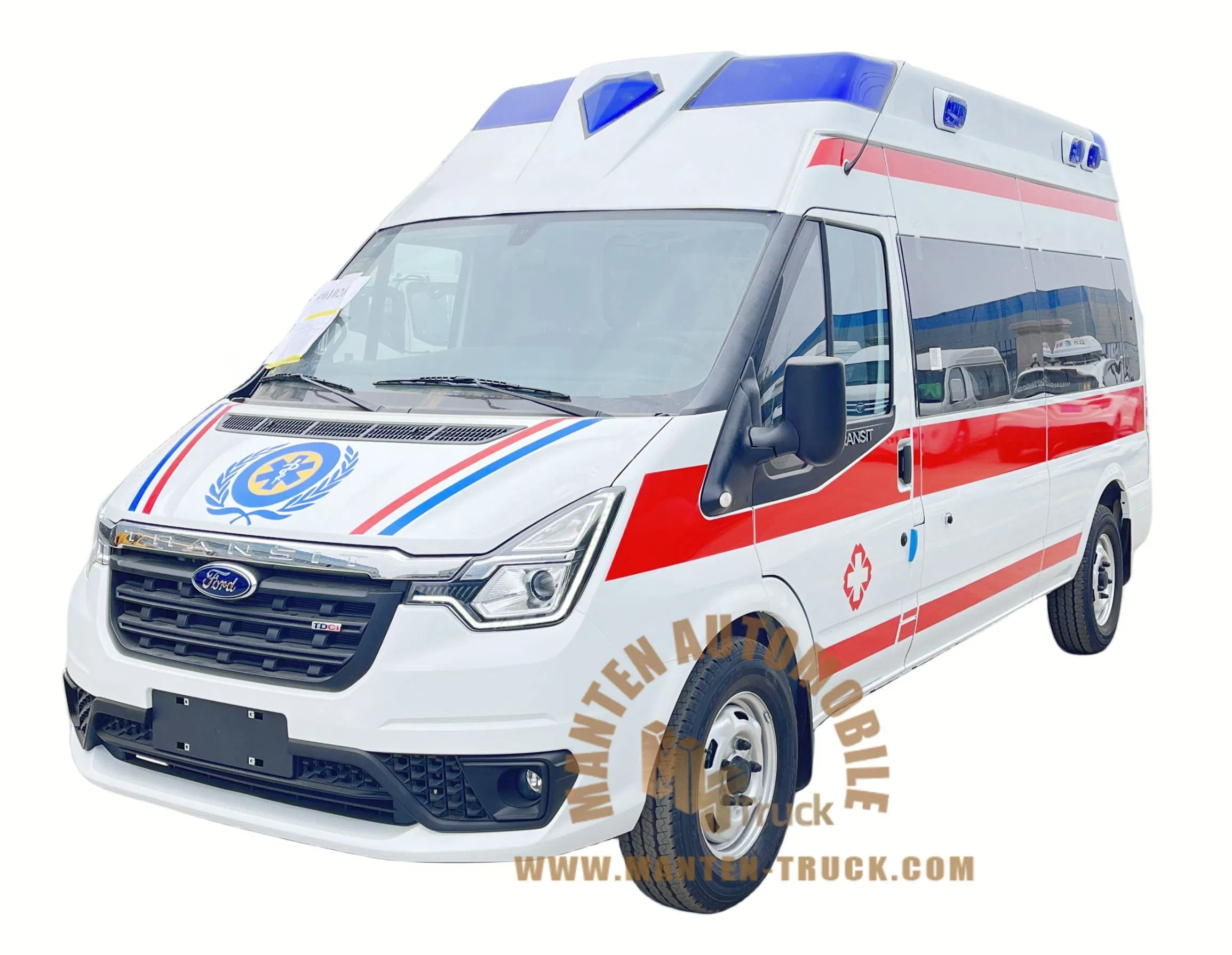 Veículos de Transporte de Primeiros Socorros Ambulância Monitoramento de Pacientes com Chassi Foton V362
