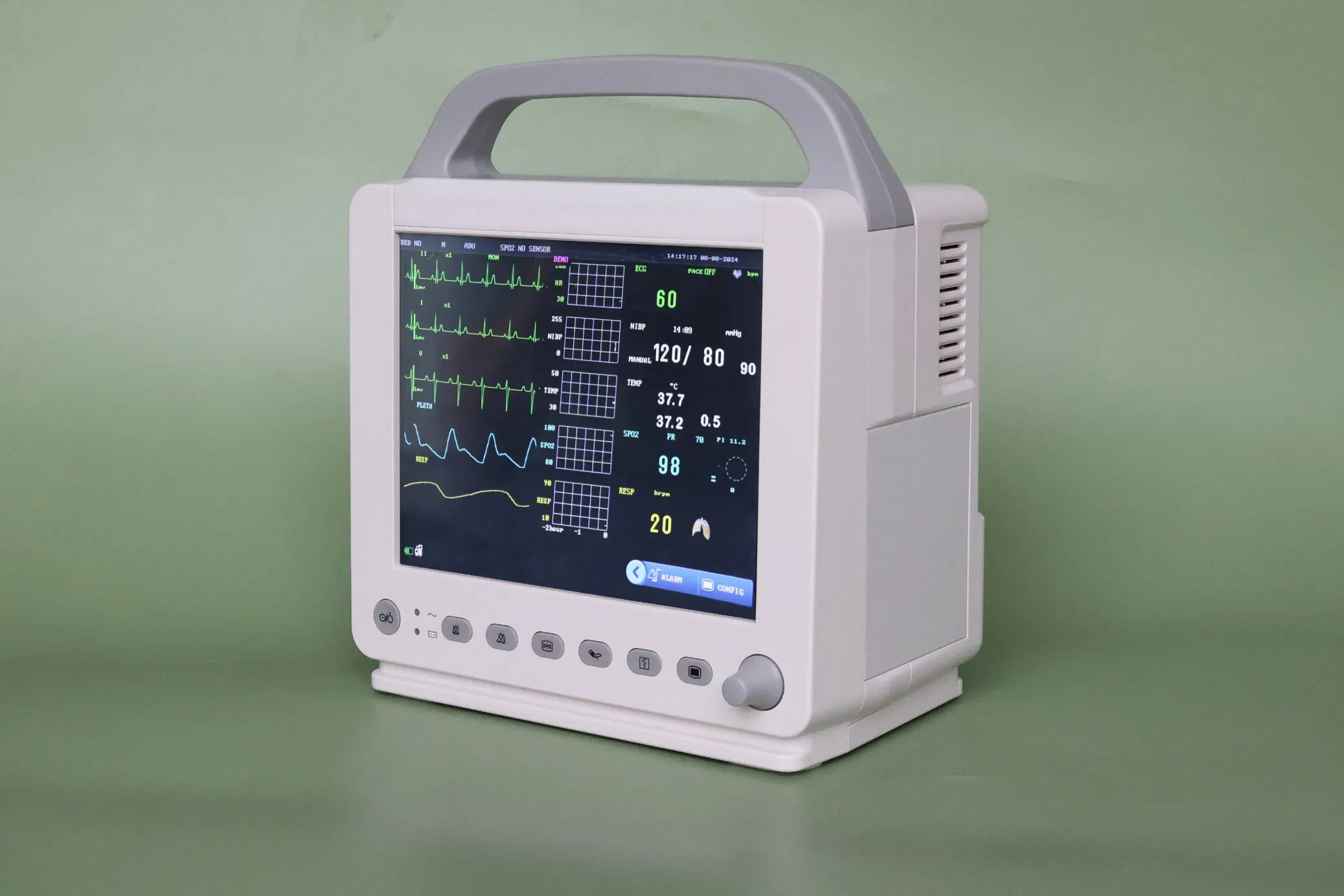 Monitor de Paciente Modular Multiparamétrico de Equipamento Médico Mt