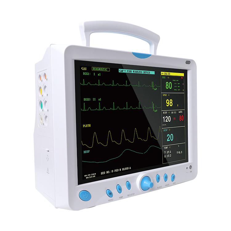 Cms9000 Esfigmomanômetro Clínica UTI Monitor de Paciente Multiparamétrico