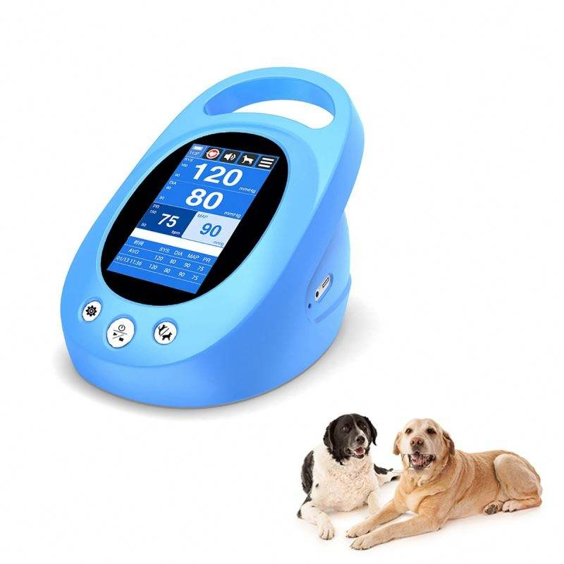 Vet8000 Monitor de Pressão Arterial com Tela Sensível ao Toque para Animais de Estimação para Tratamento em UTI e Emergência Veterinária