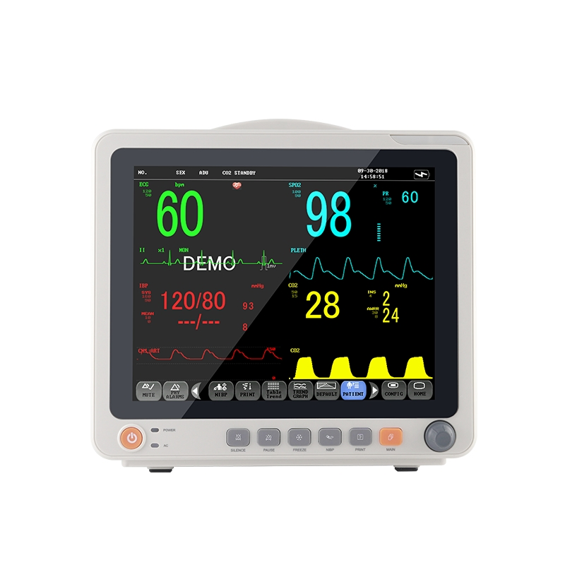 Monitor de Paciente com Tela Sensível ao Toque Multiparamétrico Preço de Fábrica para Emergência Hospitalar
