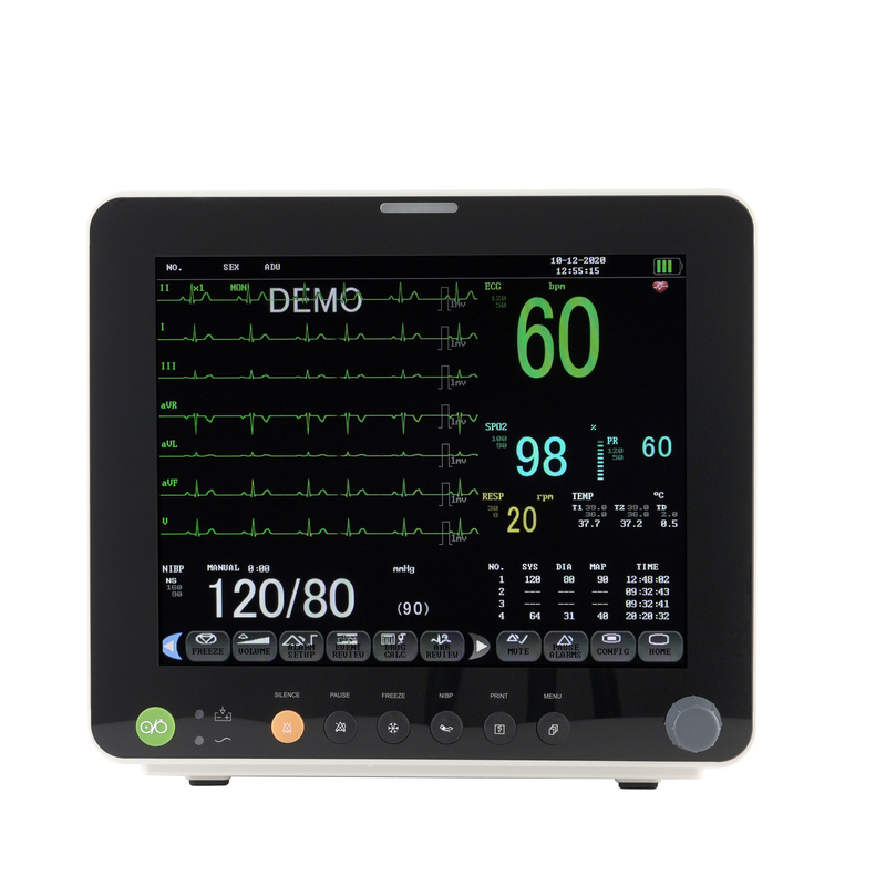Monitor de Paciente Portátil de UTI com Múltiplos Parâmetros para Ambulância Médica