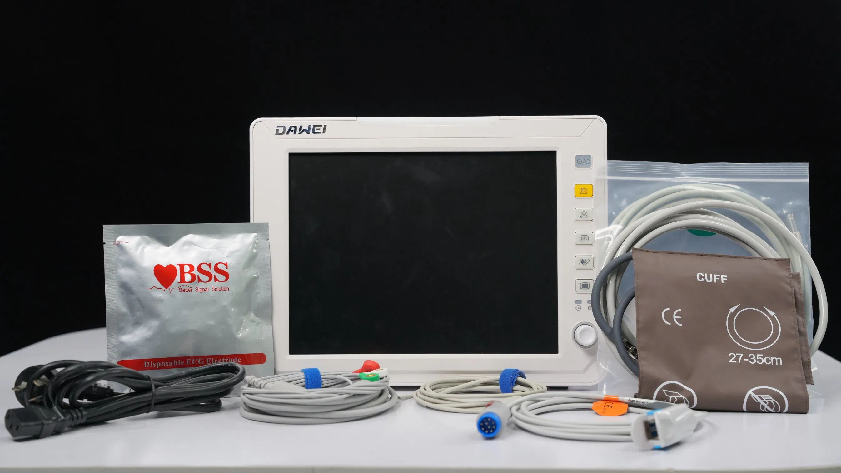 5s Início 10.4-Inch Monitor de Sinais Vitais Portátil Sem Fio para Pacientes com Opção de Impressora para Instrumento Cirúrgico com Certificado CE