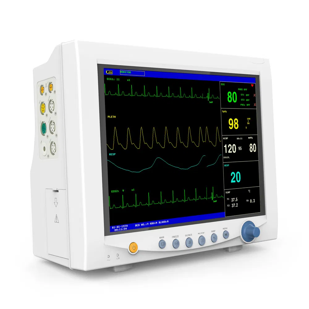 Sistema de Monitoramento de Pacientes Contec Cms7000 CE Clínica UTI Monitor Multiparamétrico de Pacientes