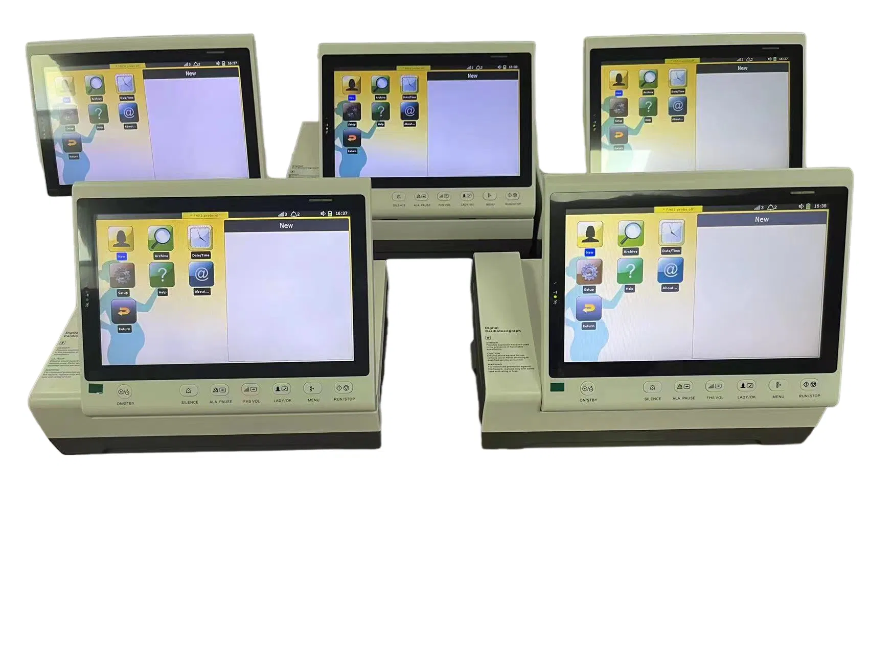 Monitor Fetal Avançado com Sonda para Gêmeos e Interpretação Automática