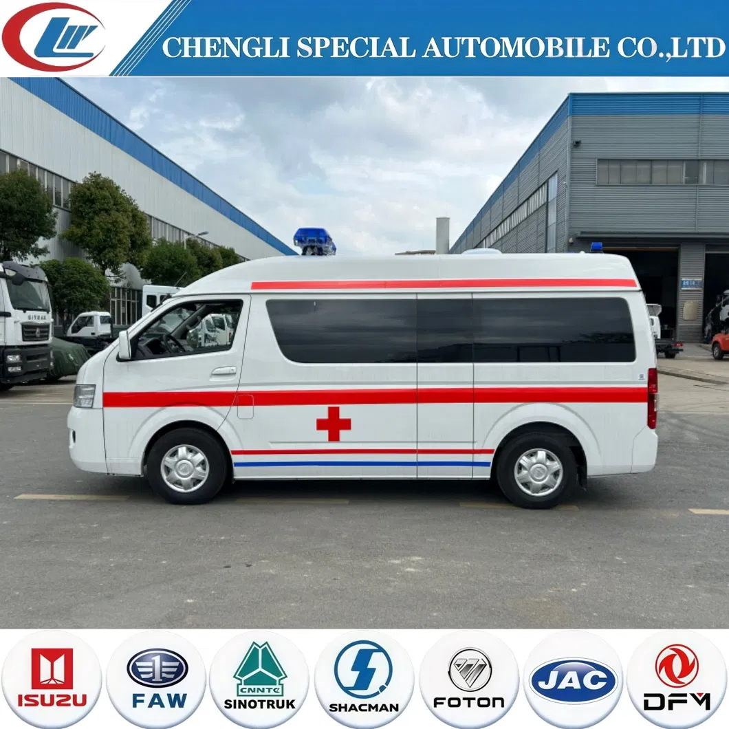 Nova 120 Mochila Médica Ambulâncias Carro Transmissão Automática Diesel Gasolina Combustível Transporte de Pacientes Monitoramento Cuidados Ambulância