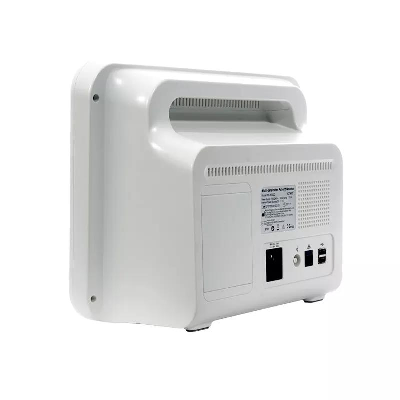 Monitor Portátil para Pacientes de Animais Veterinários 12 Monitor Veterinário para Clínica Veterinária ECG SpO2 NIBP Resp Temp Hr Pr Etco2 IBP