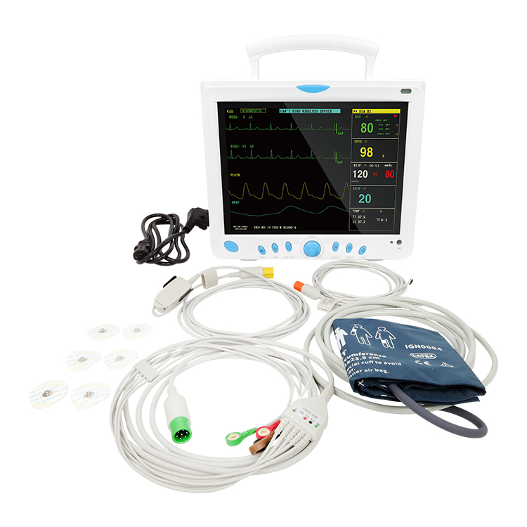 Sistema de Monitoramento de Pacientes ECG de Emergência Monitor Holter ECG Contec Cms9000