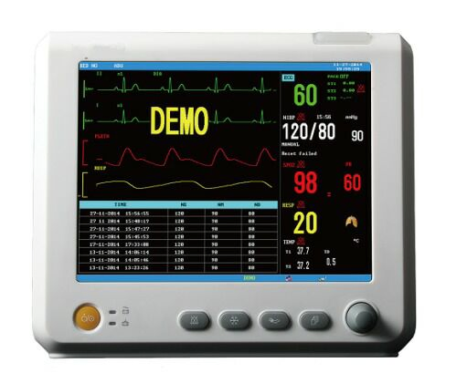 7&prime; &prime; Monitor Multiparamétrico de Sinais Vitais para Pacientes em Ambulância Portátil de Hospital Médico