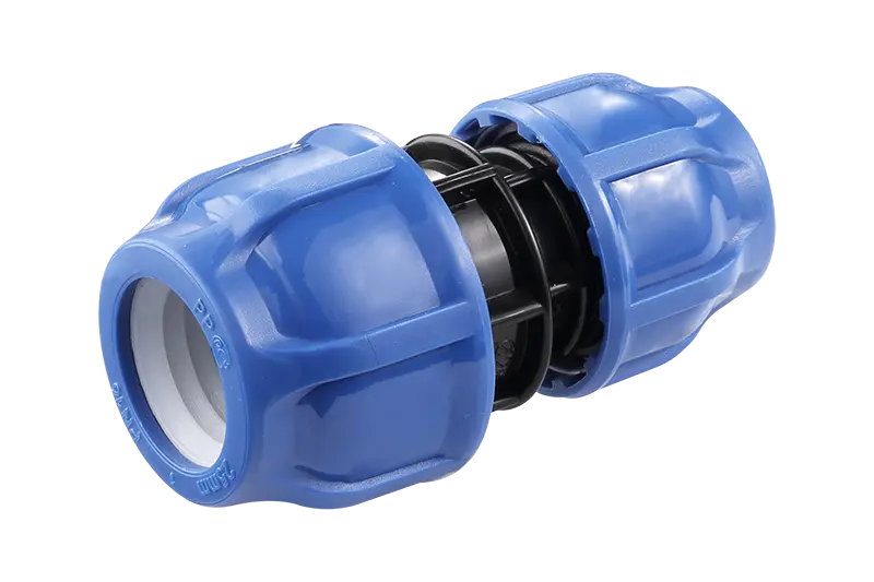 China Reducing Coupling-Minde Factory PP Compression Fittings For HDPE Pipes With PN16 Manufacturer, Suppliers