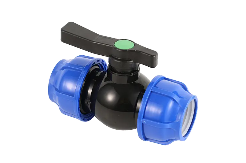 CE Certification Quick Contact Ball Valve-Minde Factory PP Compression Fittings For HDPE Pipes With PN16 Factories, Supplier
